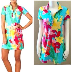 Lilly Pulitzer Carolyn Floral Dress Large